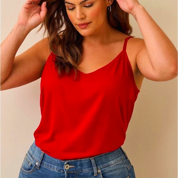 ❤️NWT VINTAGE TORRID STRETCH CHALLIS CAMI TANK ADJUSTABLE STRAP - PLUS SIZE - Picture 1 of 13